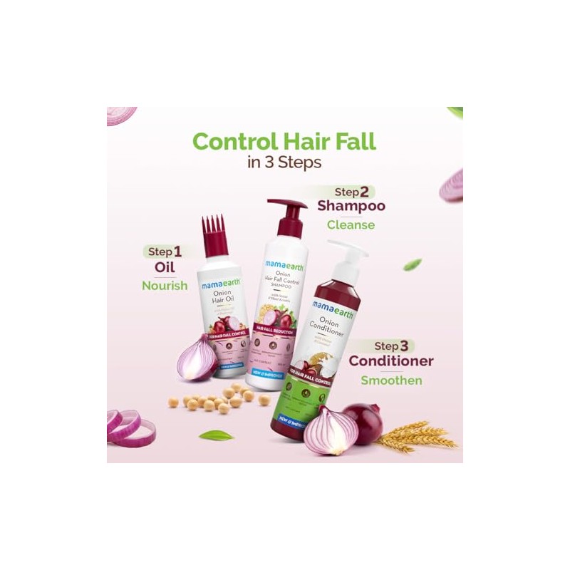 MAMAEARTH Aceite de Cebolla para Crecimiento del Cabello y Control