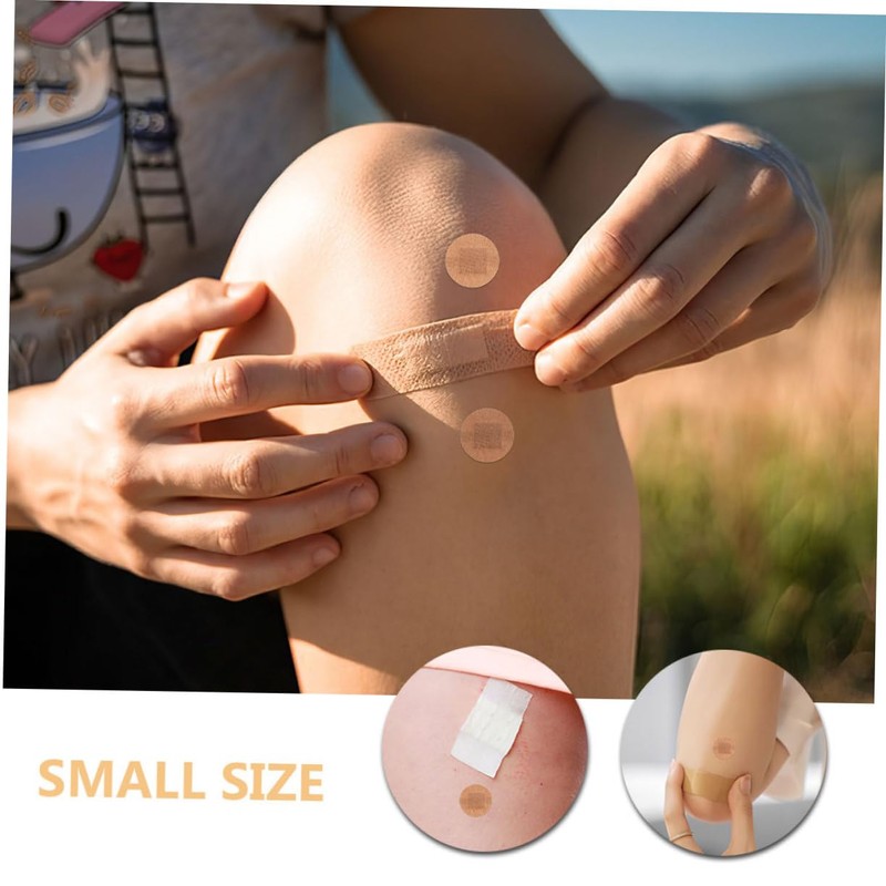 Ipetboom Scar Tape Magnetic Bandage Patches 50pcs Round Fingers Breathable