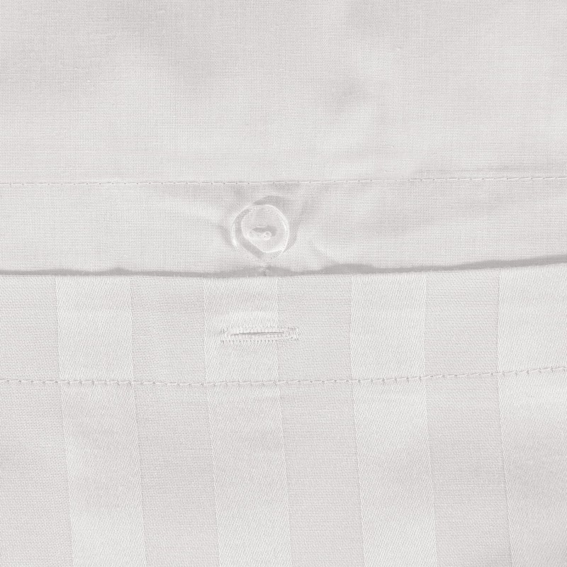Sleepdown Soft Hotel Quality 225 THREAD COUNT POLYCOTTON Satin Stripe