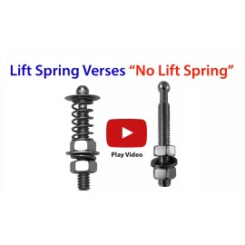 PushButtonLatches Black 1" Quick Latch Push Button Latches Hood Pins Bumper Fender  Pin USA Made