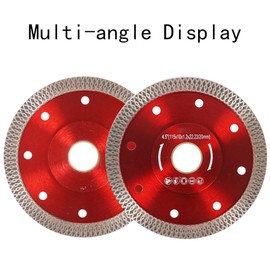 marddpair 2Pcs 4.5 Inch Diamond Porcelain Saw Blades Ceramic Cutting Disc Wheels for Cutting Ceramic Tile Porcelain Granite Marbles