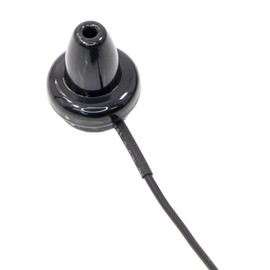 Maxar Electric Earphones, Easy to Listen to Stereo Audio, 16.4 ft (5 m), Black, Mix Stereo Audio and Listen in One Ear, Simple, Magnetic Type, Plug Diameter 0.1 inches (3.5 mm), Stereo Audio for TV