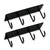 issiki Magnetic Range Hood Hooks, Set of 2, Black Kitchen