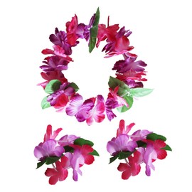 Outanaya 6 Sets Garland Headpiece Floral Garland Headband Floral Headband Floral Hair Garland Wristbands Headbands Garlands Makeup Headband Head Band Floral Wreath Hair Wreath