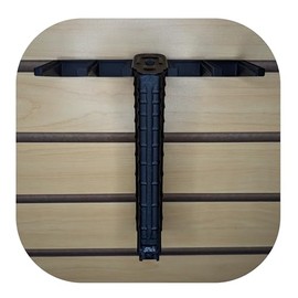 Hammy3DPrints Mount for 556 AK-74 Circle 10 Mags - Slatwall | Magazine Holder Storage Rack (Dakota with Metal Track Insert)