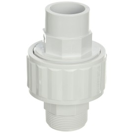 Hayward SP1481 1-1/2-Inch SLIP White ABS Full-Flo Self-Aligning Double Male End Union