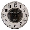 MAISONICA 34cm Wooden Wall Clock - French Café du Paris