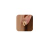 Gold Bow Earrings for Women 14K Gold Hypoallergenic Clip on