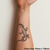'Common Lizard' Temporary Tattoo - Water Resistant, Skin-Safe, Non-Toxic Transfer