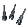 PANOVOS (3pc) Power Wing Nut Driver Set,Slot Wing nuts Drill