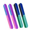 BUOKSLLY 4-Piece Professional Nail File Set, 7 Sides Polishing File,