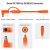 8mm DC Extension Cable 5FT – DC7909 Male to Female