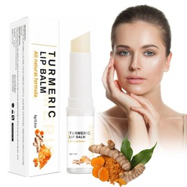 Turmeric Lip Balm Stick,Lip Care Cream,Daily Lip Care Balm,Lip Lightening For Dark Lips,Turmeric Long Lasting Moisturizing Lips Balms,Reduces Chapped Dry Lips,Repairs Cracks