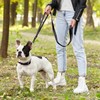 Dogline Biothane Waterproof Multi Handle Dog Leash with Black Hardware