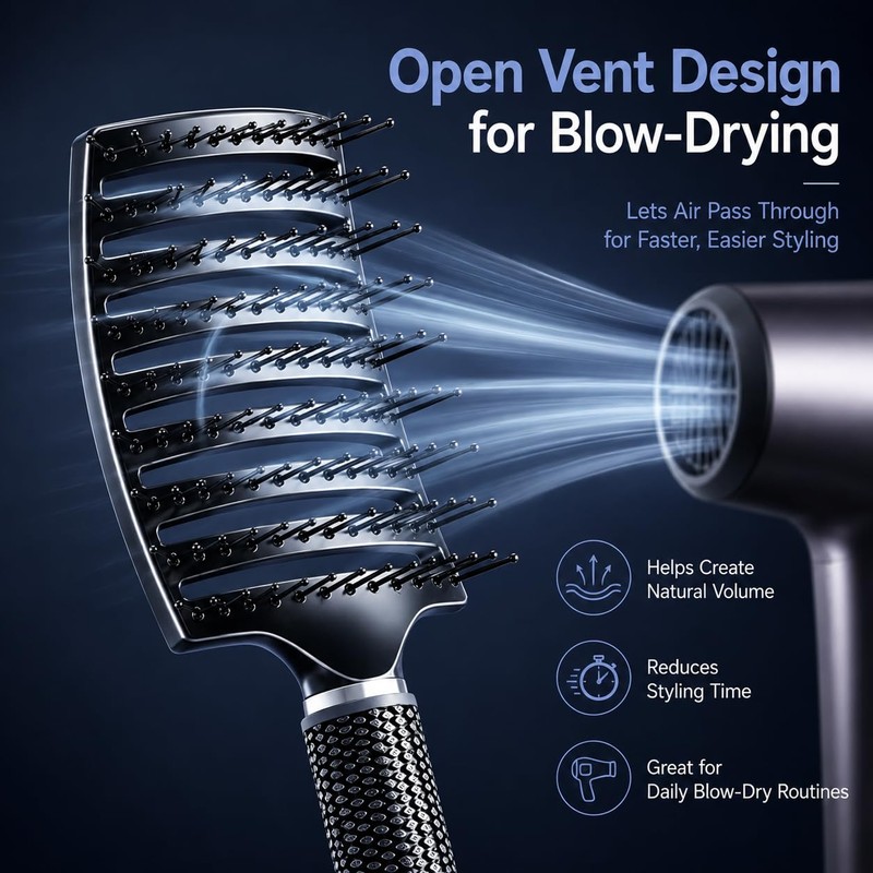 Texture Comb, Wide Tooth Volumizing Styling Comb for Men and
