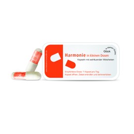 Unbekannt Harmony in small doses pills with sayings