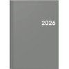 BRUNNEN Buchkalender Mod. 796 2026 | A5, Kunststoff, grau