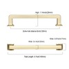 KNOKLOCK 10 Pack 5 Inch(128mm) Kitchen Cabinet Handles Brushed Brass