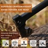 NIPURA Outdoor Camping Hatchet Axe, Tactical Axe And Hammer, Small