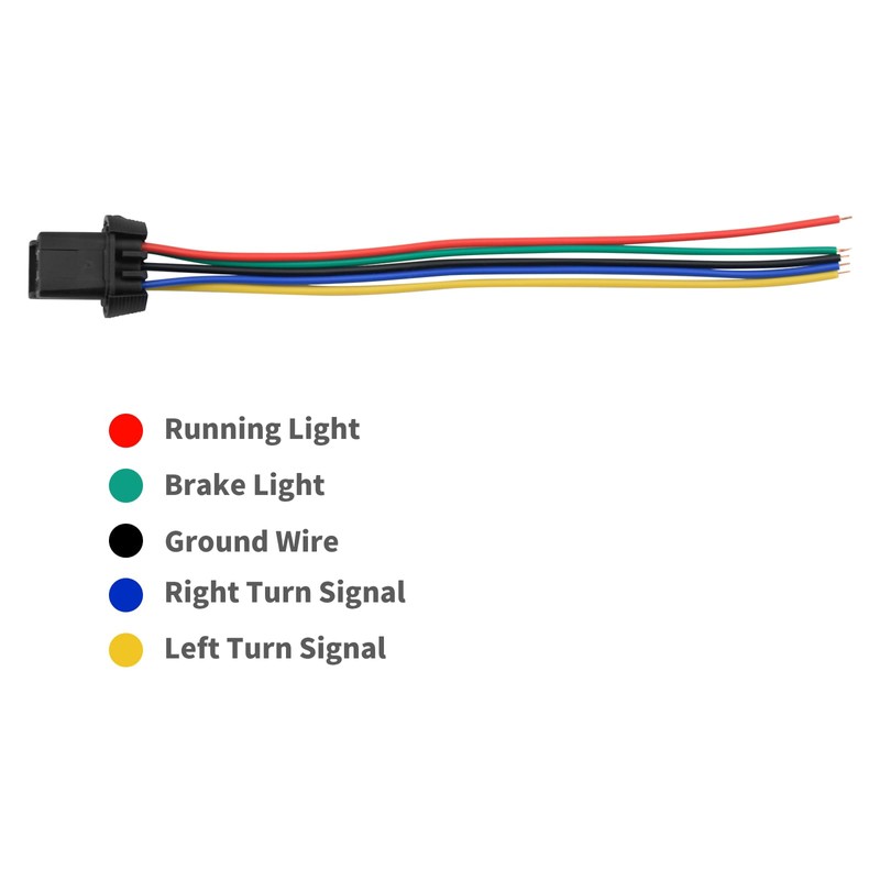 King Tour Pack LED Light Trunk Tail Light Running Brake