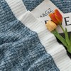 MH MYLUNE HOME Ultra Soft Ribbed Throw Blanket for Couch