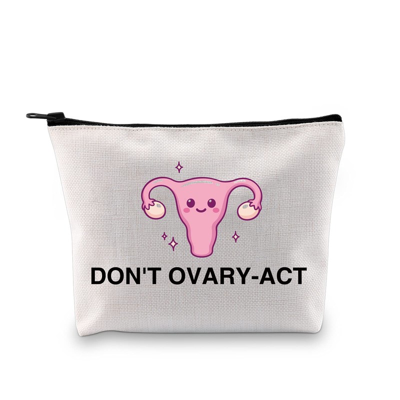 Don’t Ovary Act Tampon Case Makeup Pencil Pouch Makeup Cosmetic