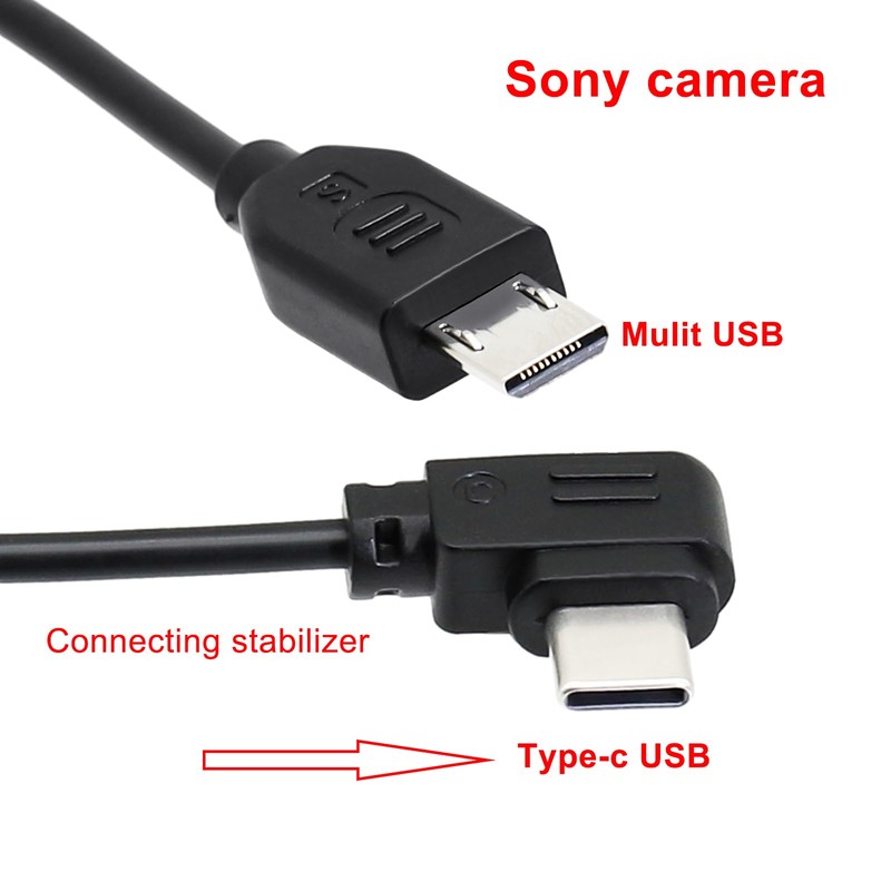 Toileum Camera Control Cable Type-C-Mutli Cable for Ronin SC, RSC2,