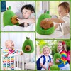Huanmin Capybara Plush Toy 35 cm Avocado Capy-bara Cuddly Toy