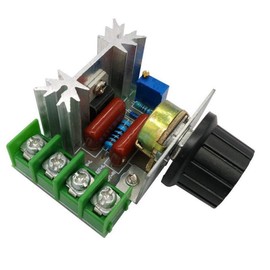 Hailege 2pcs 2000W AC Motor Speed Control Controller Adjustable Voltage Regulator 50-220V AC High Power Motor Governor Thermostats