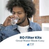 PuROTwist 4000 RO Filter Replacement Kit - Sediment and Carbon
