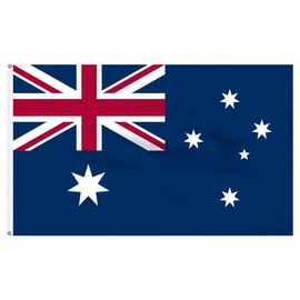 ShopForAllYou Decor Flags 3x5 Aussie Australia Australian Flag 3'x5' House Banner Brass Grommets Polyester