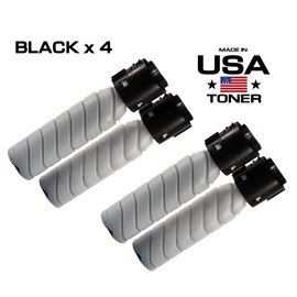 MADE IN USA TONER Compatible Replacement for use in Konica Minolta Bizhub 215, TN-118 (Black, 4 cartridges)
