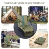Stadium Cushion Soft Foldable Seat Cushion with Back Support, Foldable