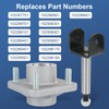 CARMOCAR Golf Cart Precedent Front Repair kit Replacement for 2004