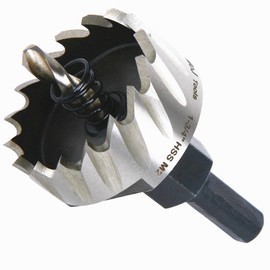 McJ Tools 42mm HSS M2 Drill Bit Hole Saw for Metal, Steel, Iron, Alloy, Ideal for Electricians, Plumbers, DIYs, Metal Professionals