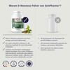ZeinPharma D-Mannose Pulver 50g (Monatsvorrat) - dietätische Behandlung gegen Blasenentzündung