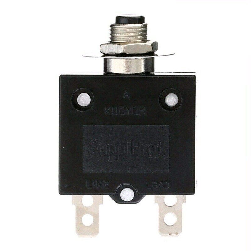 L2 5-30A Overload Protector,Thermal Resettable Panel Circuit Breaker,Thermal Switch Push