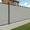 Patio Paradise 10'x12' Privacy Screen Fence Light Gray 180 GSM