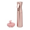 Hair Shampoo Brush Pink 300ml Spray Bottle Silicone Massage Scalp