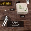 4you Design Real Horseshoe in Wooden Gift Box Farewell with