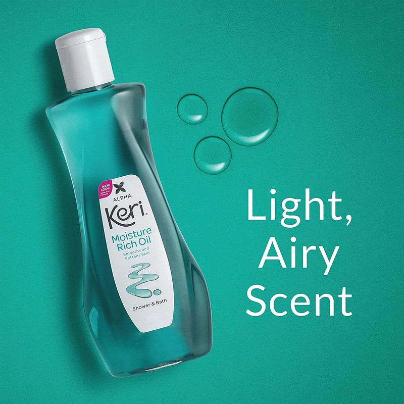 Keri Moisturizing Shower and Bath Oil, 16 Fl Oz