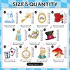 45Pcs Wonderland Party Decorations, Tea Party Decorations include Happy Birthday