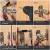 QWORK® 90 Degree Right Angle Door Lock, Door Lock Buckle,