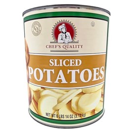 Chef's Quality Sliced Potatoes | Kosher | (6 LB 14oz)