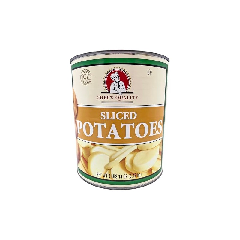 Chef's Quality Sliced Potatoes | Kosher | (6 LB 14oz)