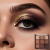 Matte & Shimmer Eyeshadow Palette - 9 Earth Tone Colors