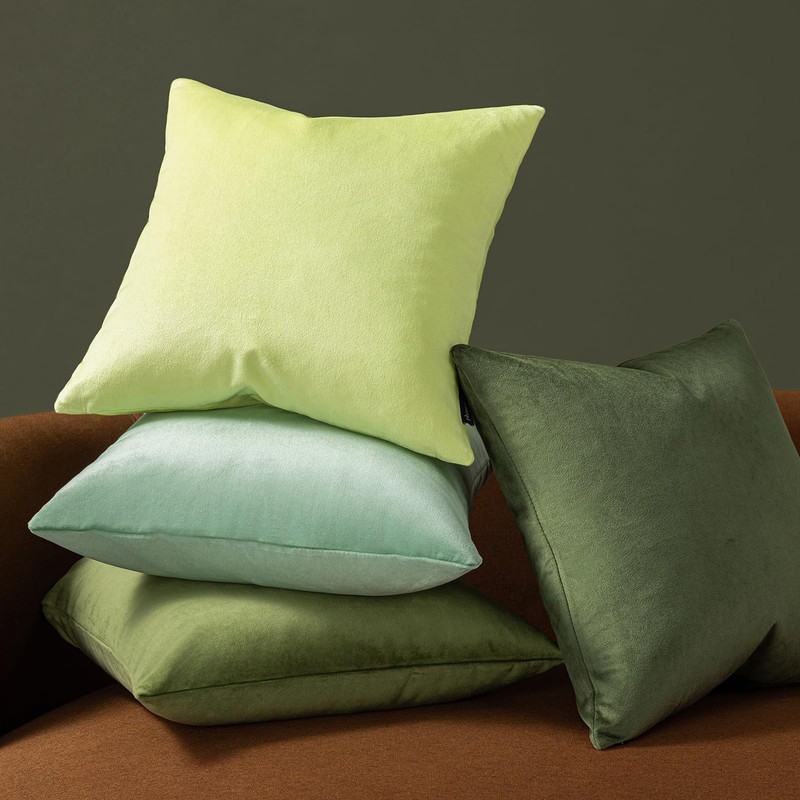 Phantoscope Pack of 2 Velvet Decorative Throw Decorative Pillow Cover