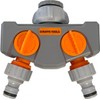 Giraffe Tools 2 Way Garden Hose Splitter, Twin-Tap Connector with
