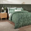 Duvet Day Seville Leaf Bettbezug-Set – getuftetes, weiches Blätterdesign mit