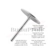 Staleks Pro Expert Pedicure Disc in Stainless Steel, Umbrella, 5